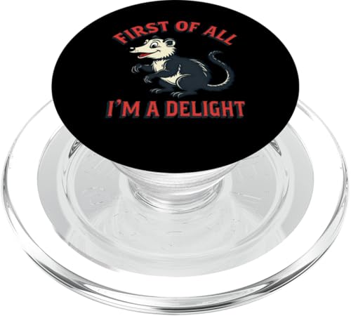 Zuallererst bin ich ein Delight Possum Ich bin eine Freude PopSockets PopGrip für MagSafe Zuallererst bin ich ein Delight Possum Ich bin eine Freude PopSockets PopGrip für MagSafe von Delightful Merch Company