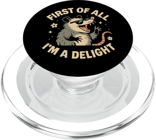 Zuallererst bin ich ein Delight Possum Ich bin eine Freude PopSockets PopGrip für MagSafe Zuallererst bin ich ein Delight Possum Ich bin eine Freude PopSockets PopGrip für MagSafe von Delightful Merch Company