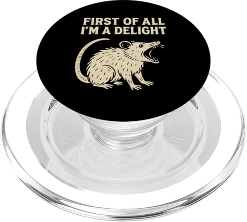 Zuallererst bin ich ein Delight Possum Ich bin eine Freude PopSockets PopGrip für MagSafe Zuallererst bin ich ein Delight Possum Ich bin eine Freude PopSockets PopGrip für MagSafe von Delightful Merch Company