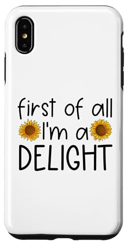 Zuallererst bin ich eine Freude Hülle für iPhone XS Max Zuallererst bin ich eine Freude Hülle für iPhone XS Max von Delightful Merch Company