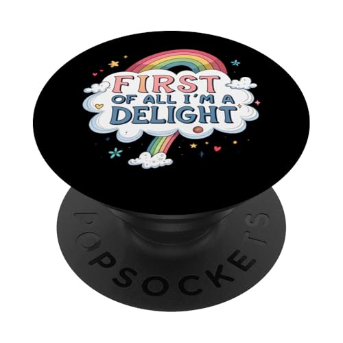 Zuallererst bin ich eine Freude PopSockets Klebender PopGrip Zuallererst bin ich eine Freude PopSockets Klebender PopGrip von Delightful Merch Company
