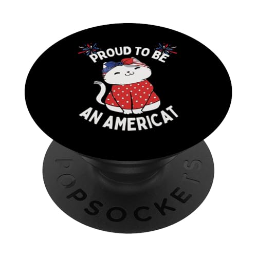 AMERICAT PopSockets Klebender PopGrip AMERICAT PopSockets Klebender PopGrip von Delightfully Different World