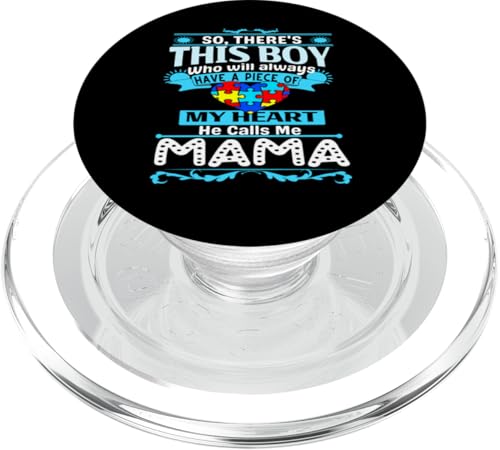 AUTISMUS MOM PopSockets PopGrip für MagSafe AUTISMUS MOM PopSockets PopGrip für MagSafe von Delightfully Different World