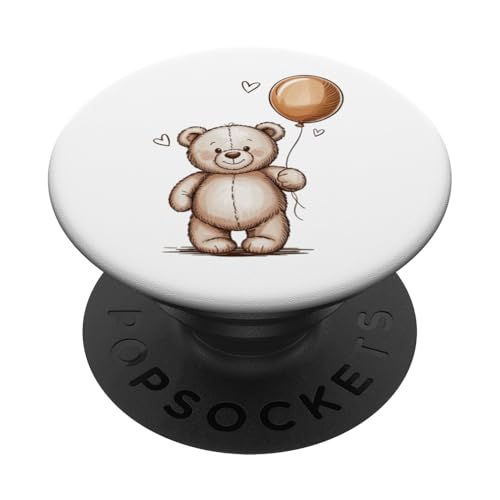 Süßer Bär PopSockets Klebender PopGrip von Delightfully Different World