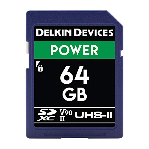 Delkin Devices 64 GB Power SDXC 2000 x uhs-ii U3/V90 Speicherkarte von Delkin Devices