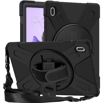 eSTUFF Samsung Galaxy Tab S7 FE Black Defender Case 31,5cm (12,4") von Dell GmbH