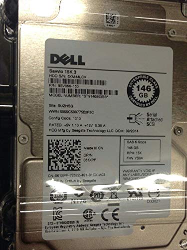 061XPF DELL 061XPF DELL 146 GB 15.000 6G SFF SAS HDD (refurbished) von Dell