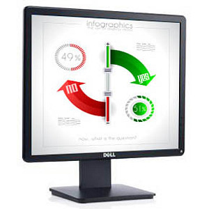 DELL E1715S Monitor 43,2 cm (17,0 Zoll) schwarz von Dell