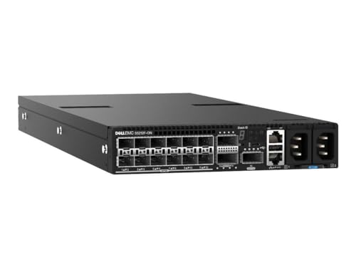 DELL EMC Networking PowerSwitch S5212F-ON (12 x 25 Gigabit SFP28 + 3 x 100 Gigabit QSFP28) Rack montierbar mit 1 Jahr Rücklauf von DELL