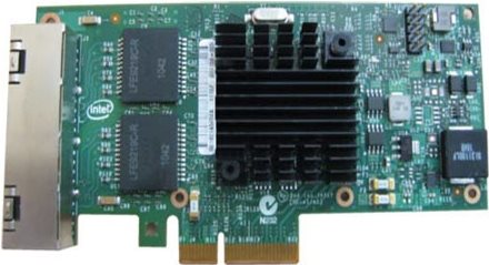 DELL Intel I350 QP - Netzwerkadapter - PCIe - Gigabit Ethernet x 4 - für PowerEdge R230, R340, R440, R740, R7415, R7425, R840, R940, T140, T340, T440, T640, XR2 (540-BBDS) von Dell