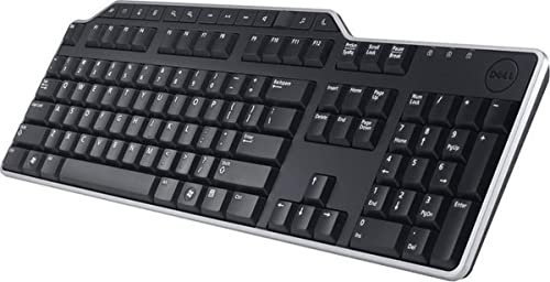 DELL KB-522 Tastatur USB AZERTY Schwarz - Tastaturen (Standard, Verkabelt, USB, AZERTY, Schwarz) von Dell