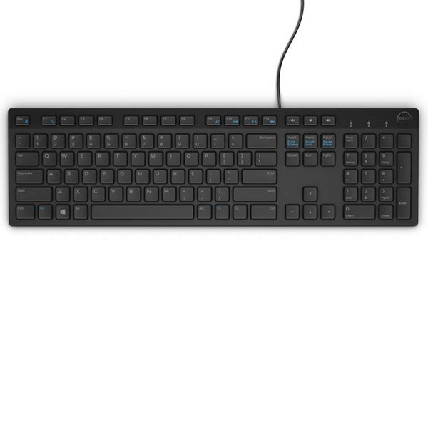DELL KB216 Multimedia-Tastatur, schwarz von Dell