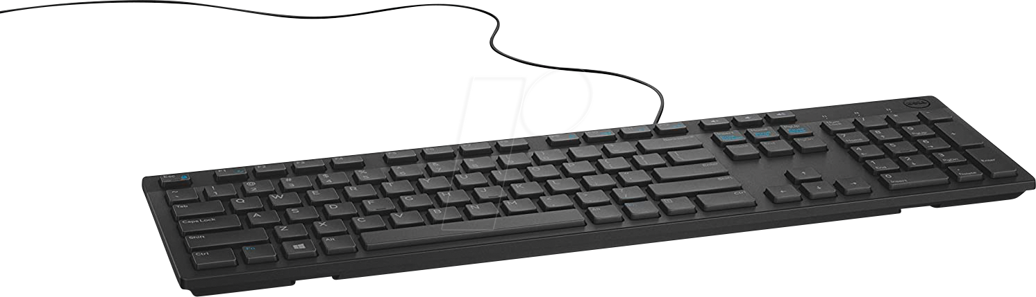 DELL KB216 SW - Tastatur, USB, schwarz von Dell