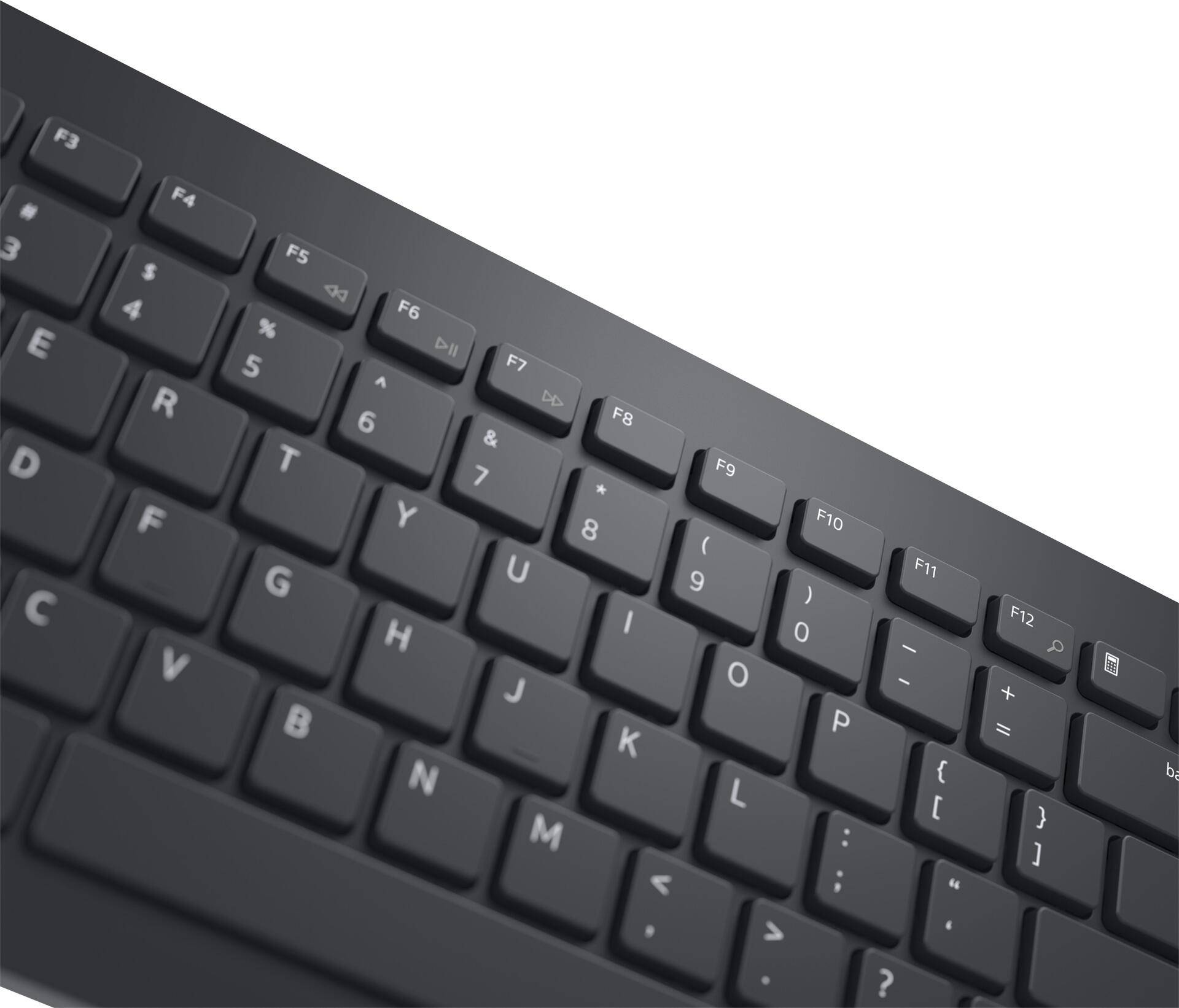 DELL KM3322W Tastatur Maus enthalten RF Wireless US International Schwarz (580-AKFZ) von Dell