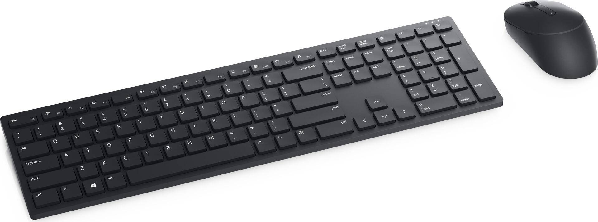 DELL KM5221W Tastatur RF Wireless QWERTY US International Schwarz (KM5221WBKB-INT) von Dell