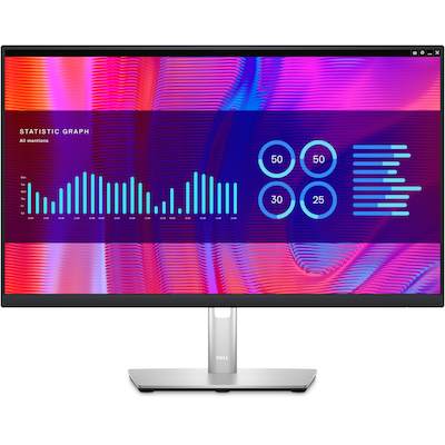 DELL P2423DE 61cm (23.8") WQHD IPS Office-Monitor DP/HDMI/USB-C Pivot HV von Dell