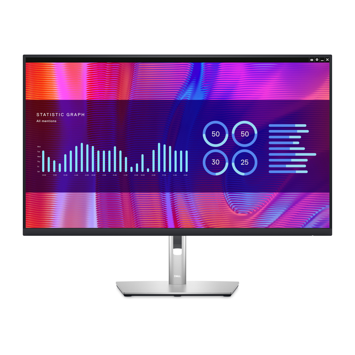 DELL P3223DE Office Monitor - IPS, QHD, Höhenverstellung, USB-C von Dell