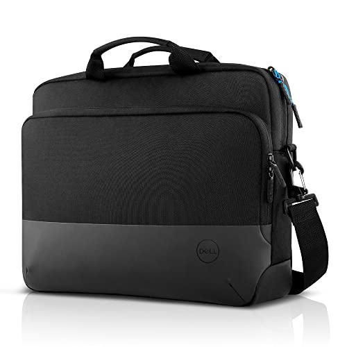Dell, PO1520CS, 15" EcoLoop Pro schmale Aktentasche, für umweltbewuste Vielreisende, Notebooks bis max. 15.6 Zoll (39.62cm), laden in der Tasche möglich, Rollkoffergurt, reflektierend, Schwarz von Dell