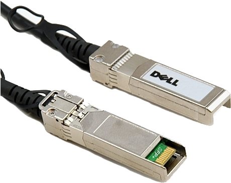 Dell 10GbE Copper Twinax Direct Attach Cable - Direktanschlusskabel - SFP+ (M) bis SFP+ (M) - 5 m - twinaxial - für Networking S4048, X1026, X1052, PowerEdge C6420, R230, R430, R440, R540, R830, T440, T640 von Dell