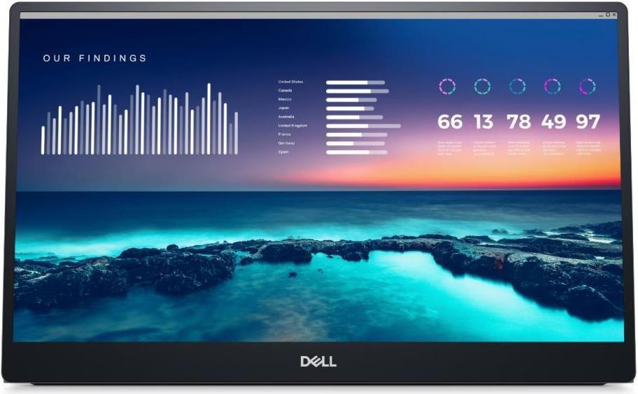 Dell 14 Portable Monitor - P1424H - 35.6cm (14) [Energieklasse B] (DELL-P1424H) von Dell
