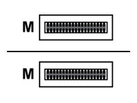 Dell 40GbE-Passiv-Kupfer-Direct-Attach-Kabel - Netzwerkkabel - QSFP+ zu QSFP+ - 3 m - Glasfaser - für Force10  Networking S6000  PowerConnect 8132, 8132F, 8164, 8164F von Dell
