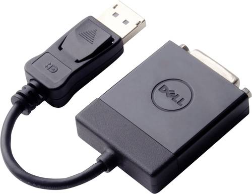 Dell 470-ABEO DisplayPort / DVI Adapter [1x DisplayPort Stecker - 1x DVI-D Stecker] Schwarz von Dell