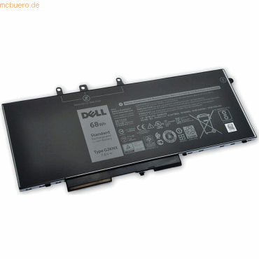 Dell Akku für Dell 5YHR4 Li-Ion Volt 7,6 mAh schwarz von Dell