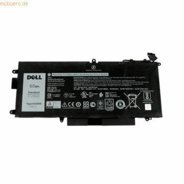 Dell Akku für Dell K5XWW Li-Pol 7,6 Volt 7890 mAh schwarz Dell Akku für Dell K5XWW Li-Pol 7,6 Volt 7890 mAh schwarz von Dell