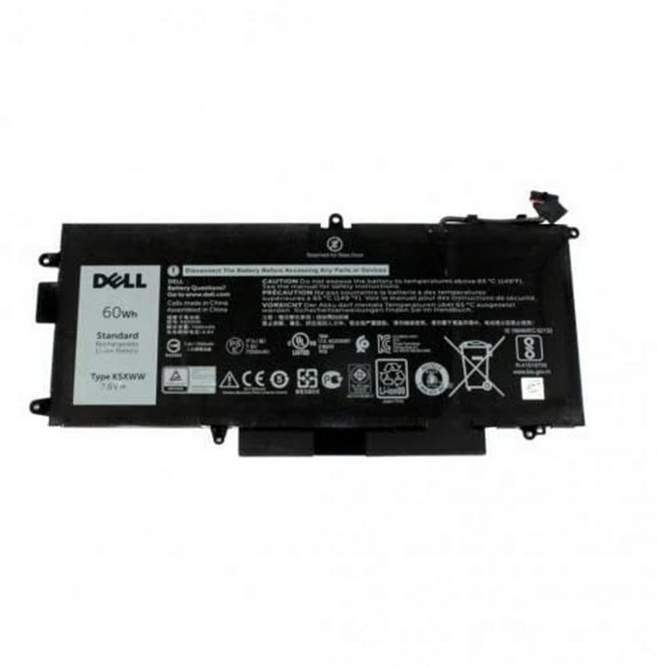 Dell Akku für Dell K5XWW Li-Pol 7,6 Volt 7890 mAh schwarz Laptop-Akku 7890 mAh (7.6 V) von Dell