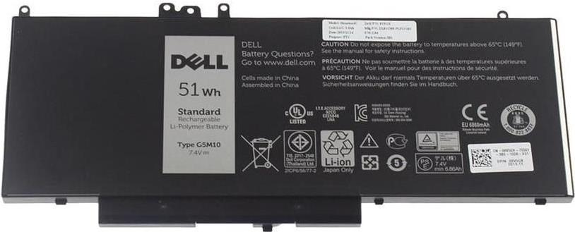 Dell Battery, 51WHR, 4 Cell (W125702464) von Dell