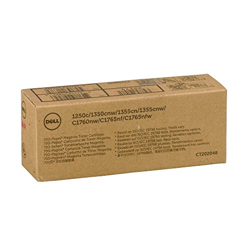 Dell C1760nw/C1765nf/C1765nfw/1250c/135X Standard Capacity Magenta Toner - Kit ca. 700 Seiten von Dell