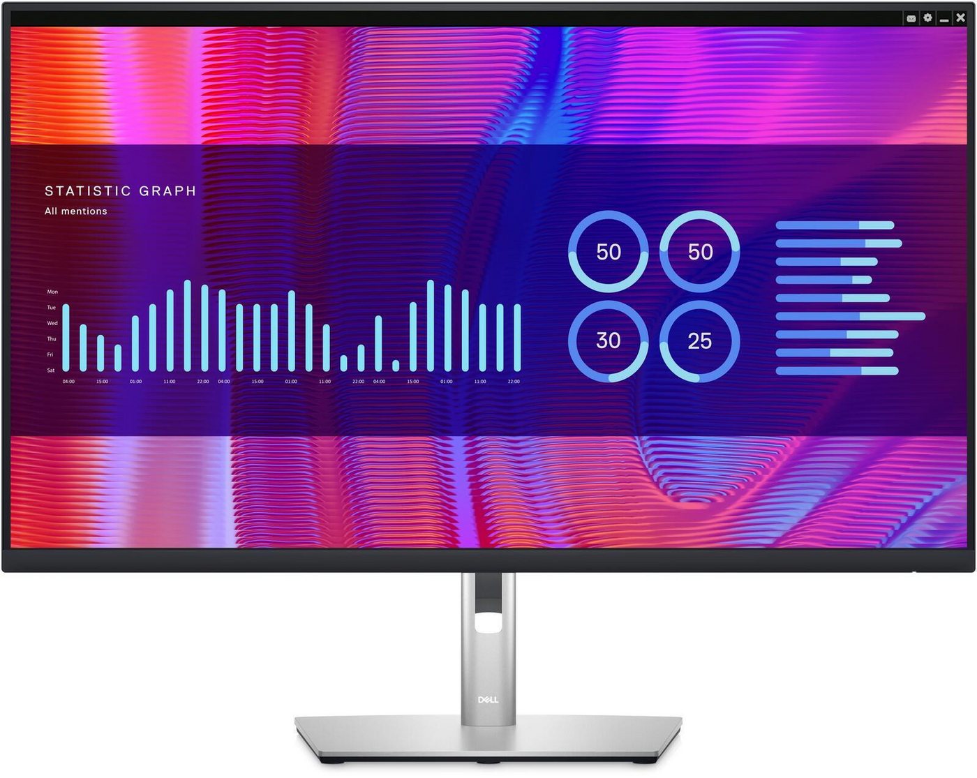 Dell Dell 3223DE TFT-Monitor (2.560 x 1.440 Pixel (16:9), 5 ms Reaktionszeit, 60 Hz, IPS Panel) von Dell