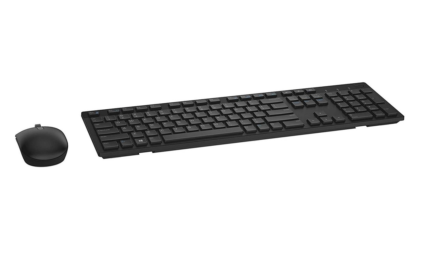 Dell Dell KM636 - Tastatur und Maus Set - QWERTZ - Deutsch - Schwarz Tastatur- und Maus-Set, (2 St), Wireless von Dell