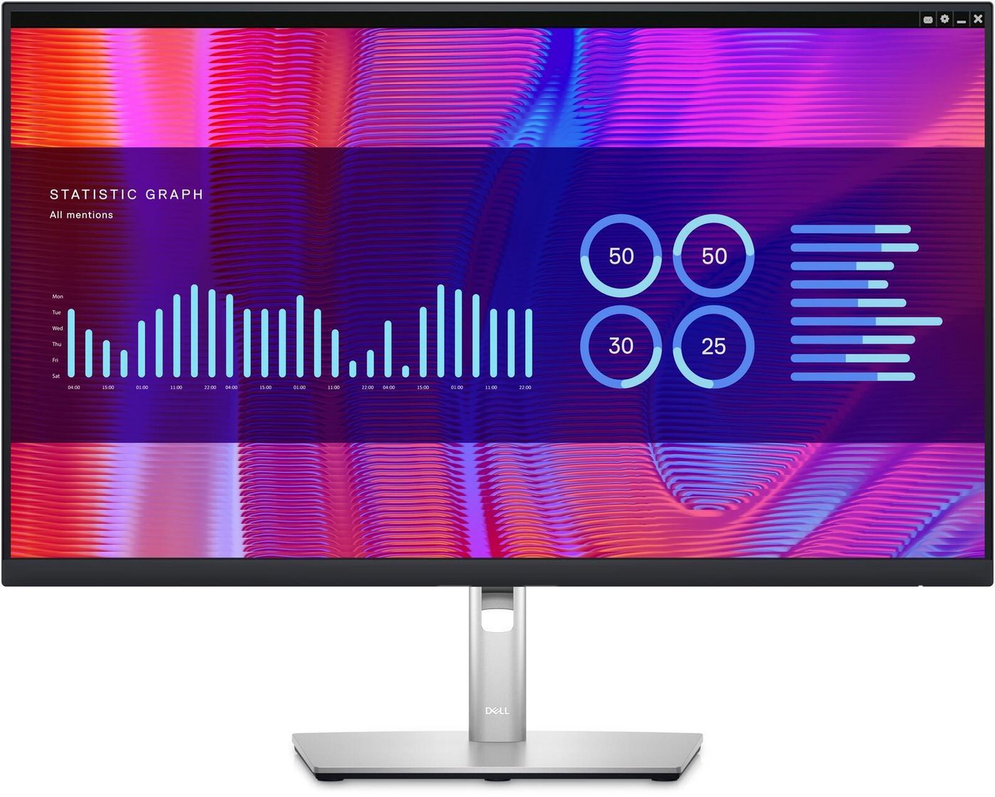 Dell Dell P2723DE TFT-Monitor (2.560 x 1.440 Pixel (16:9), 5 ms Reaktionszeit, 60 Hz, IPS Panel) von Dell