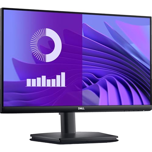Dell -E2425HS-Schwarz 60,96 cm (24 Zoll) FHD-Monitor, integrierter Dual-Lautsprecher, VA-Panel, Reaktionszeit 5 ms, Seitenverhältnis; 16:9, Helligkeit 250 cd/m² (typisch) Port: 1x HDMI, 1x VGA, 1x von Dell