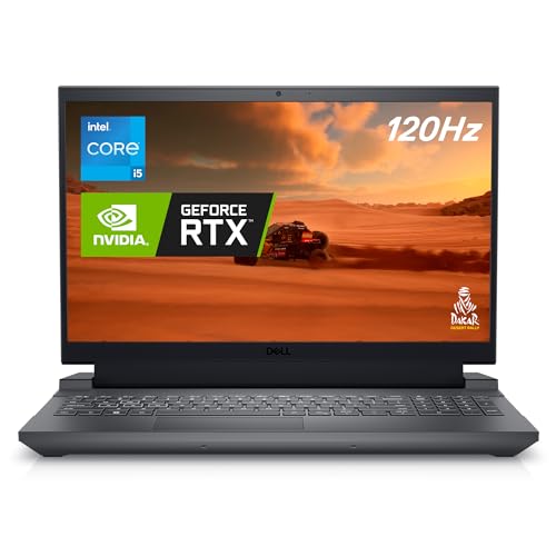 Dell G15 5530 Gaming Laptop | 15.6" FHD 120Hz Display | 13th Generation Intel Core i5-13450HX | 8 GB RAM | 512GB SSD | Intel Wi-Fi 6 | NVIDIA GeForce RTX 3050 | Windows 11 Home | Dark Shadow von Dell
