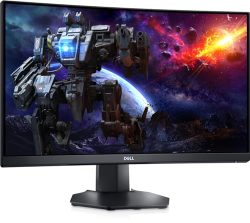 Dell Gaming Monitor, S2422HG, 23.6 Zoll, LED LCD, VA, 1ms, 165Hz, 350cd/m², Curved, DP, HDMI, Audio Out, AMD FreeSync, 3Jahre DELL Austauschservice, Schwarz von Dell