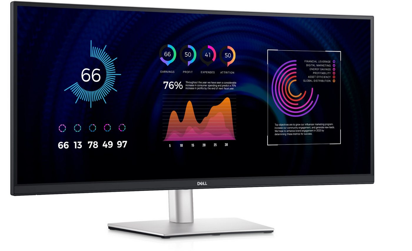 Dell Geschwungener Dell 34-Monitor mit USB-C-Hub – P3424WE Curved-LED-Monitor Dell Geschwungener Dell 34-Monitor mit USB-C-Hub – P3424WE Curved-LED-Monitor von Dell