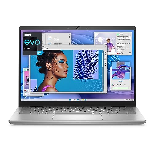 Dell Inspiron 14 Plus 7430 Laptop | 13. Gen Intel Core i7-13700H Prozessor | 14" 16:10 2.5k Display | 16 GB RAM | 512 GB SSD | Intel Iris Xe Grafik | Win 11 Home | Fingerabdruckleser | QWERTZ | Silver von Dell