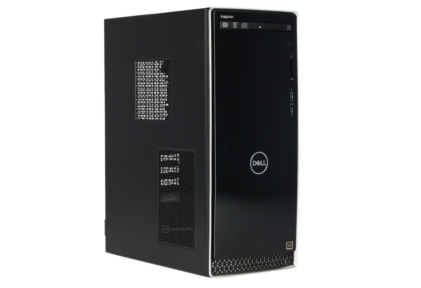 Dell Inspiron 3670 Business-PC (Intel Core i5 8500, UHD Graphics 630, 16 GB RAM, 250 GB SSD, Luftkühlung, i5-8500, WLAN + BT, Windows 11 Pro, DVD-RW) von Dell