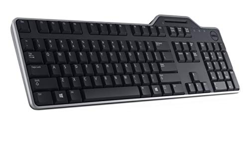 Dell KB-813, Wired, Smartcard Reader USB Keyboard, US/European (QWERTY), schwarz von Dell