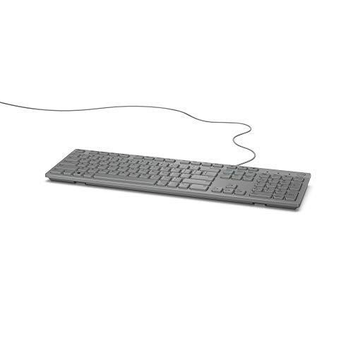 Dell KB216, Wired, Multimedia Tastatur, UK (QWERTY), grau von Dell