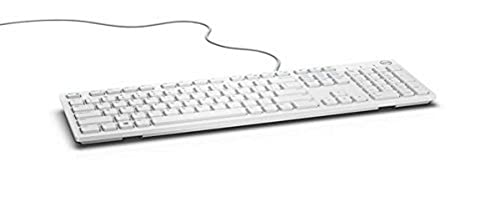 Dell KB216, Wired, Multimedia Tastatur, UK (QWERTY), weiß von Dell