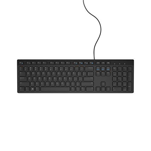 Dell KB216, Wired, Multimedia Tastatur, US/Euro (QWERTY), schwarz von Dell