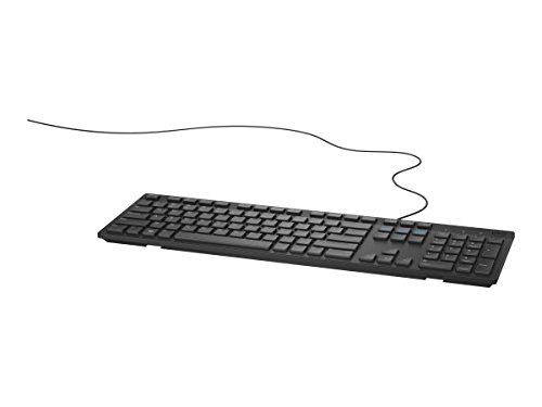 Dell KB216, Wired, Multimedia Tastatur, US/Euro (QWERTY), schwarz von Dell