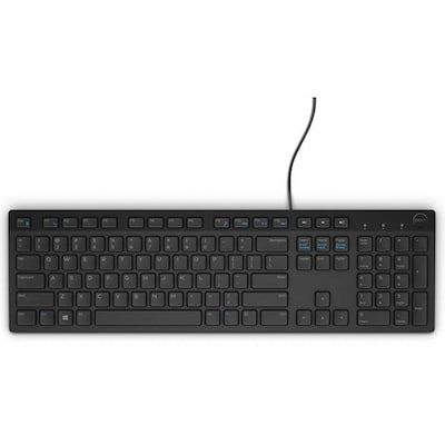 Dell KB216 Multimedia-Tastatur Deutsch Schwarz (580-ADHE) von Dell