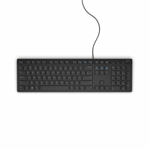 Dell KB216 USB QWERTY Italienisch Schwarz - Tastaturen (Standard, Verkabelt, USB, QWERTY, Schwarz) von Dell