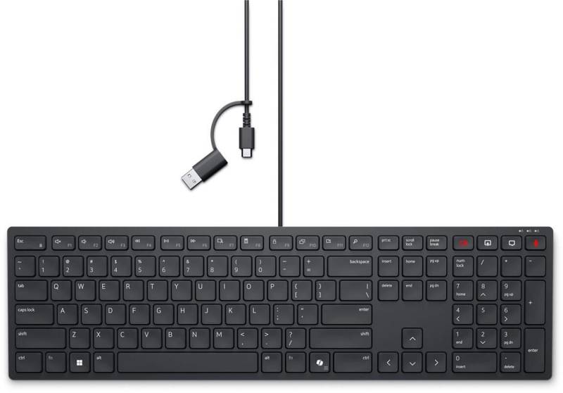 Dell KB525C kabelgebundene Tastatur, Schwarz von Dell