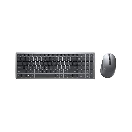 Dell KM7120W, Wireless, Multimedia, Tastatur und Maus Set, US International (QWERTY), schwarz von Dell