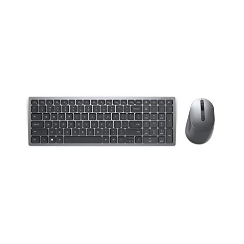 Dell KM7120W Kabelloses Bluetooth-Tastatur- und Maus-Set mit Mehreren Geräten, italienisches QWERTY, Titangrau Dell KM7120W Kabelloses Bluetooth-Tastatur- und Maus-Set mit Mehreren Geräten, italienisches QWERTY, Titangrau von Dell